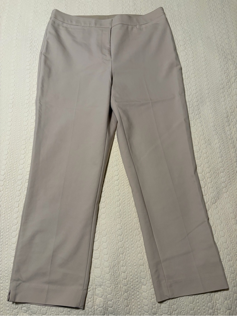 Ruby Rd. Ankle Dress Pants in Light Beige